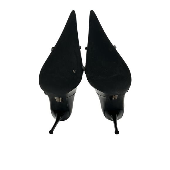 Jeffrey Campbell 'Etoile' Black Leather Pump Size 10 - Picture 6 of 6